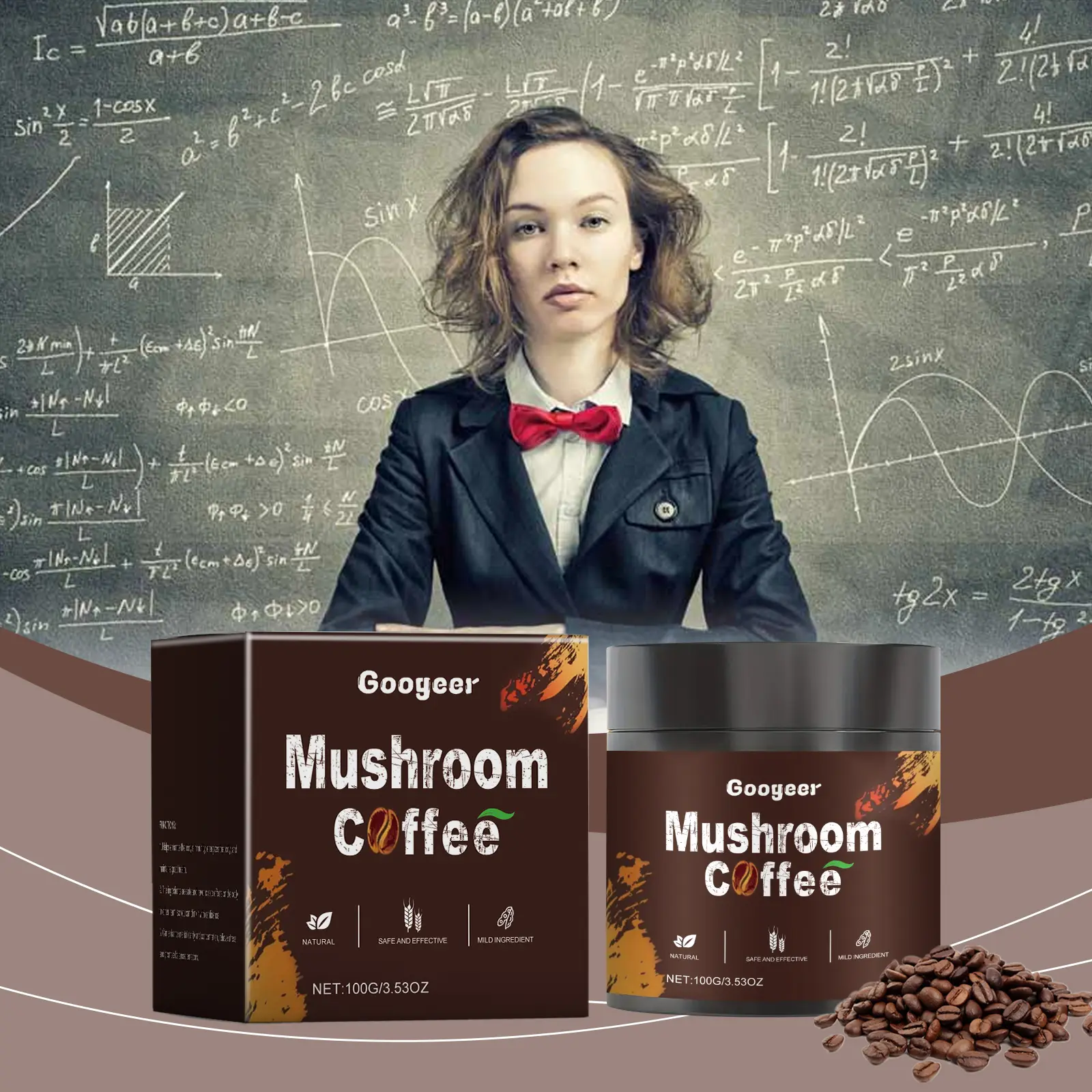 Instant Mushroom Coffee with Xylitol for Mellow Flavor - Googeer 8 googeer instant mushroom coffee entry GO I03 0005 02 620