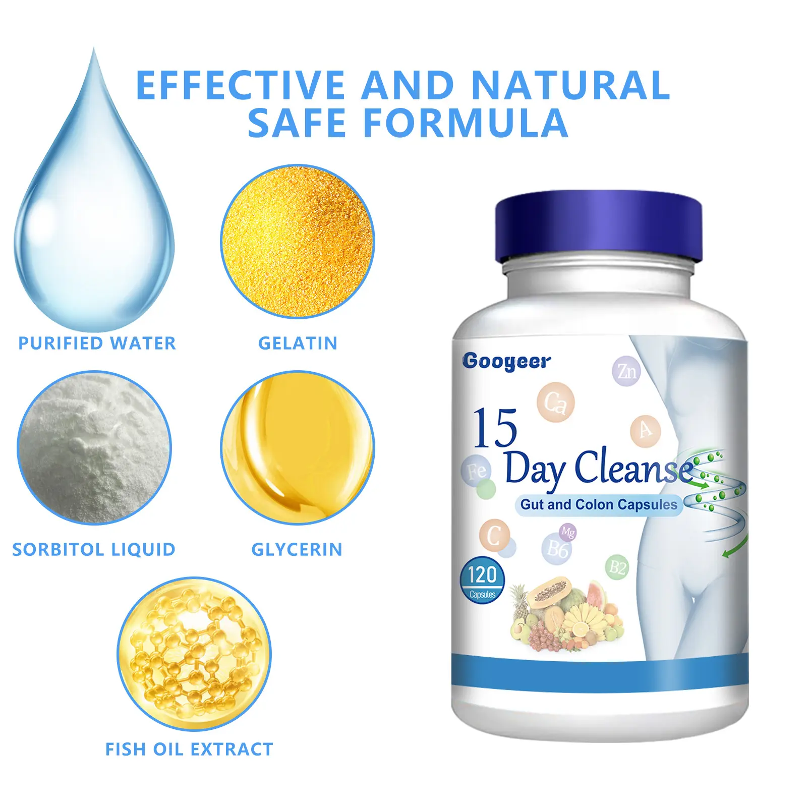 Intestinal and Colon Cleansing Capsules for Gut Health by Googeer 9 googeer intestinal cleansing capsule GOB07 A011 120 WH1 402