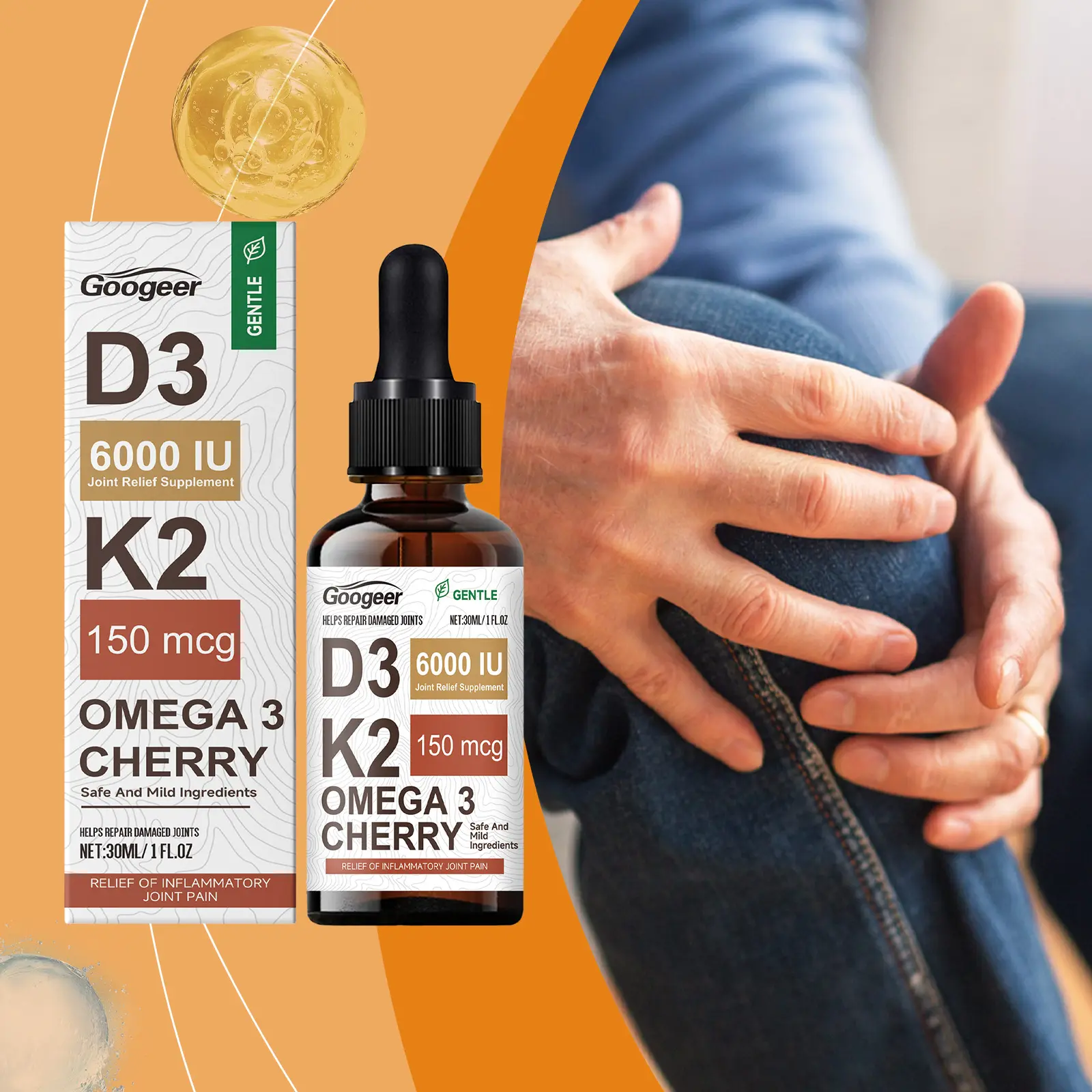 Joint Support Drops for Enhanced Comfort and Mobility 8 googeer joint repair enhancement drops GO I02 0202 01 4660