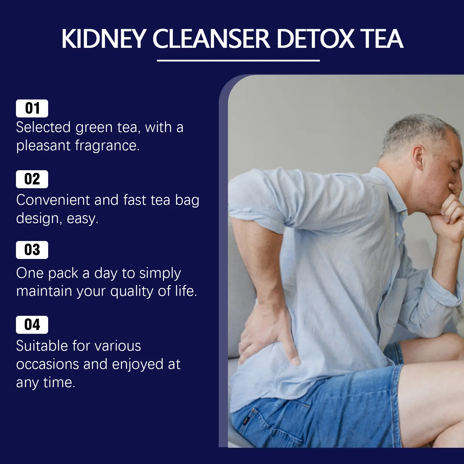 Googeer Herbal Tea with Green Tea - Soothing Blend & Individually Wrapped 12 googeer kidney cleansing detox tea GOB07 A033 20 WH1 2380