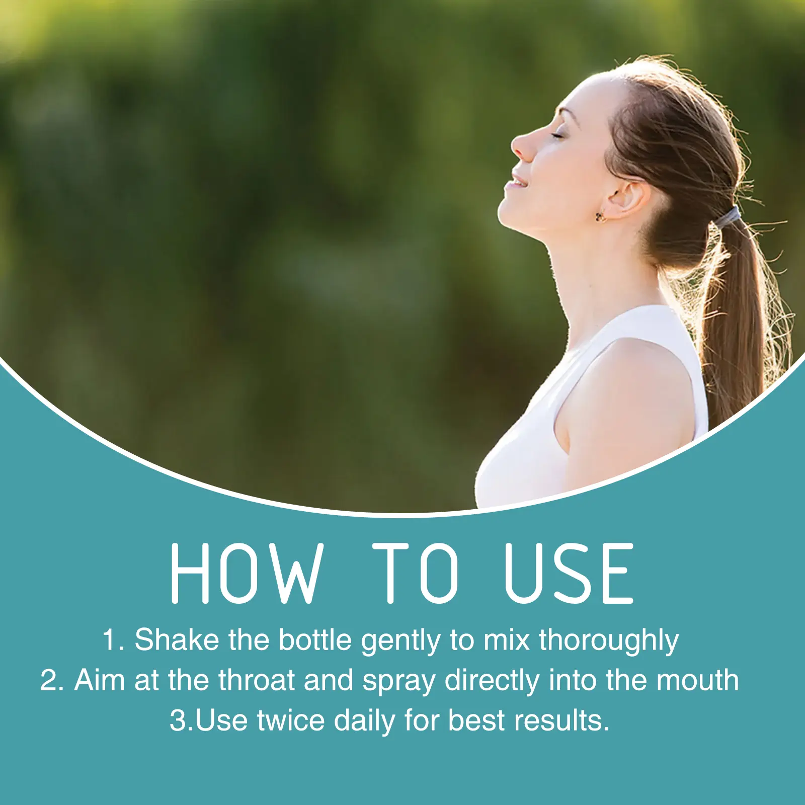 Throat Spray for Soothing Relief with Eucalyptus & Peppermint - Googeer 10 googeer lung cleansing spray throat GOB07 A002 30 WH1 592