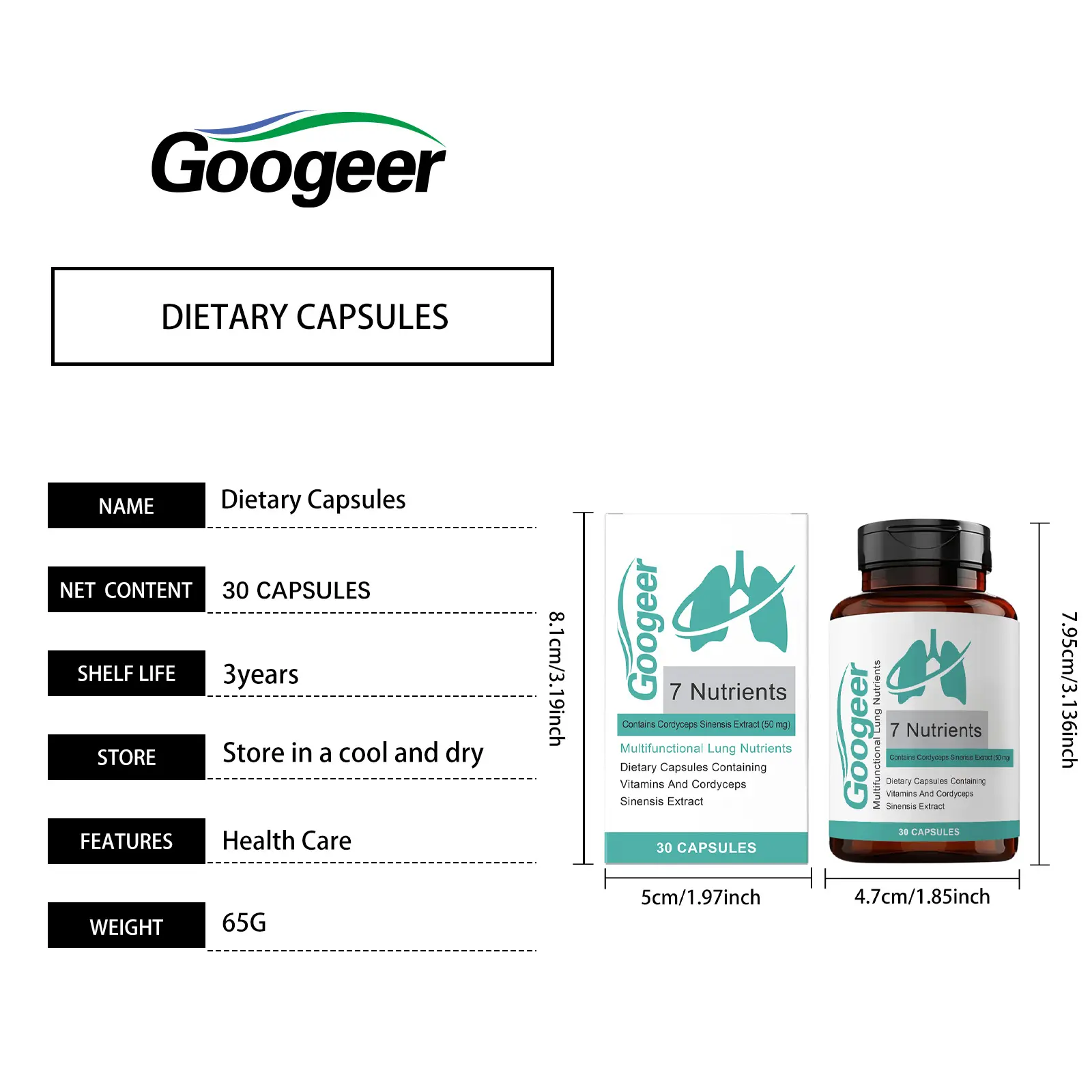 Lung Health Dietary Capsules for Respiratory Support 7 googeer lung health dietary capsules GO I02 0223 01 5115
