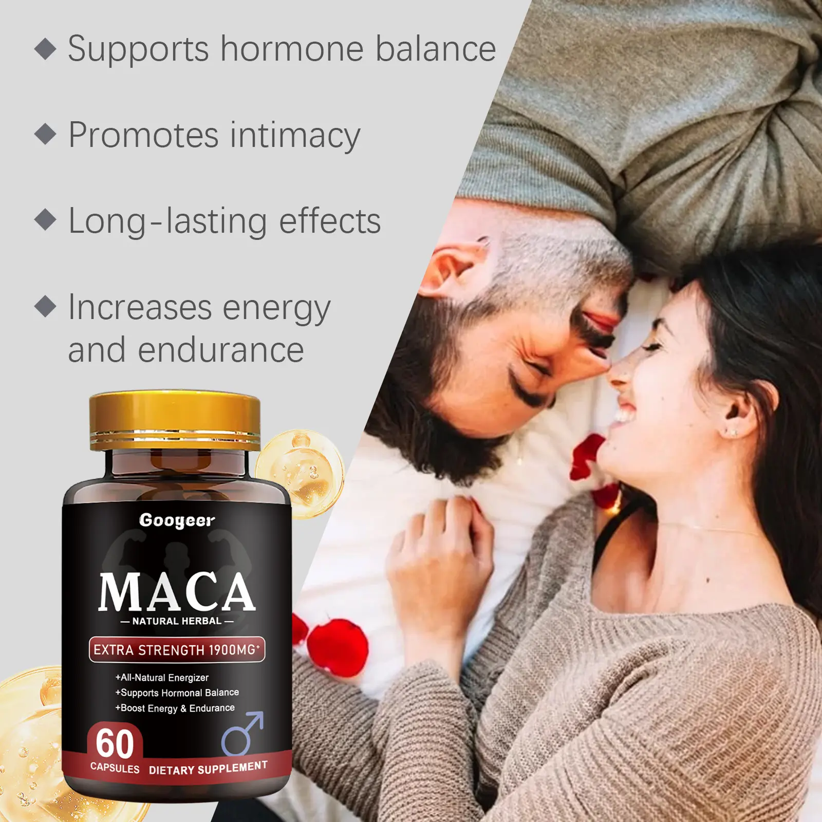Maca Capsules for Vitality and Wellness Support - Googeer 14 googeer maca capsules dietary supplement GO B07 0066 01 148