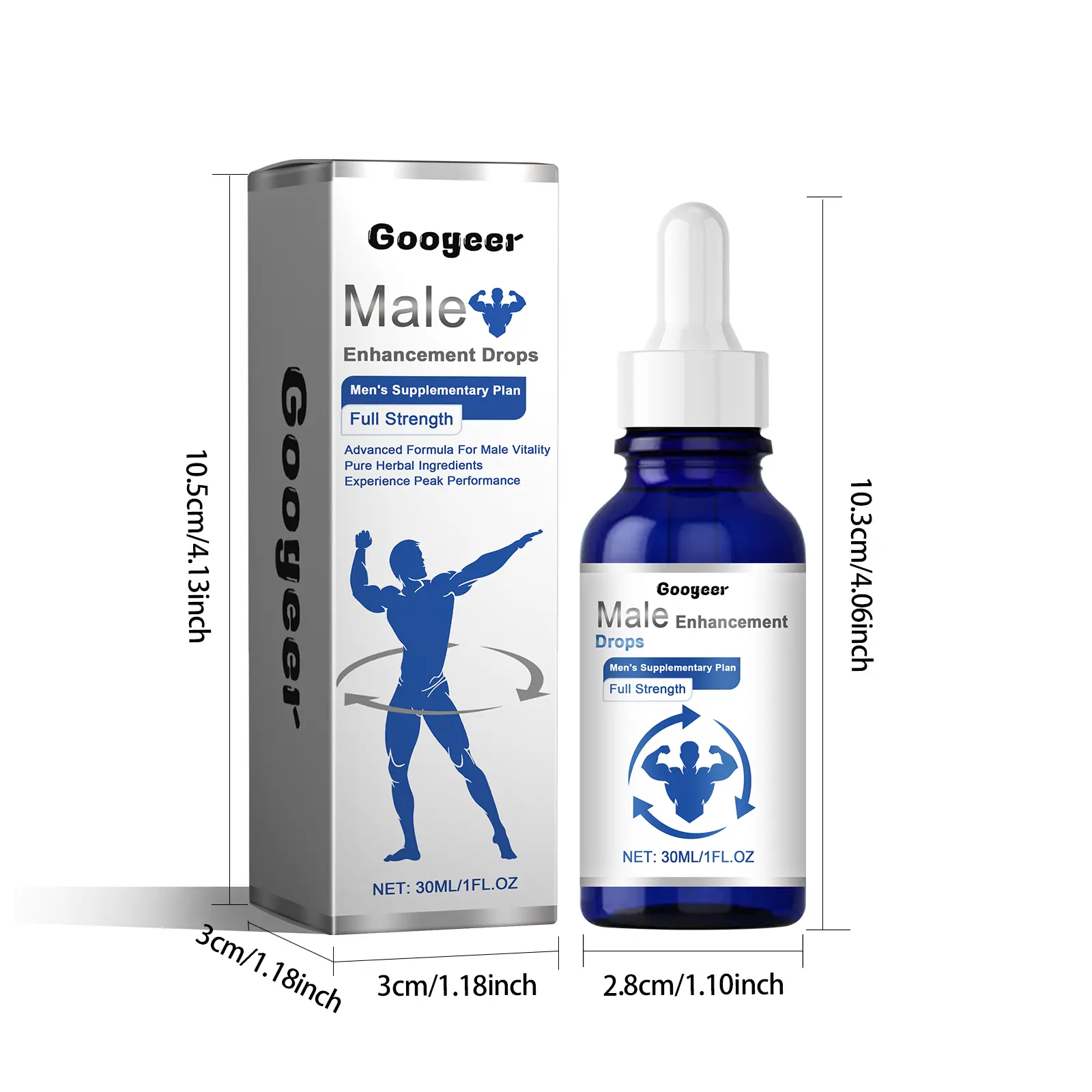 Googer Male Enhancement Drops with Herbal Extracts for Vitality 7 googeer male enhancement drops GOI02 A013 30 WH1 604