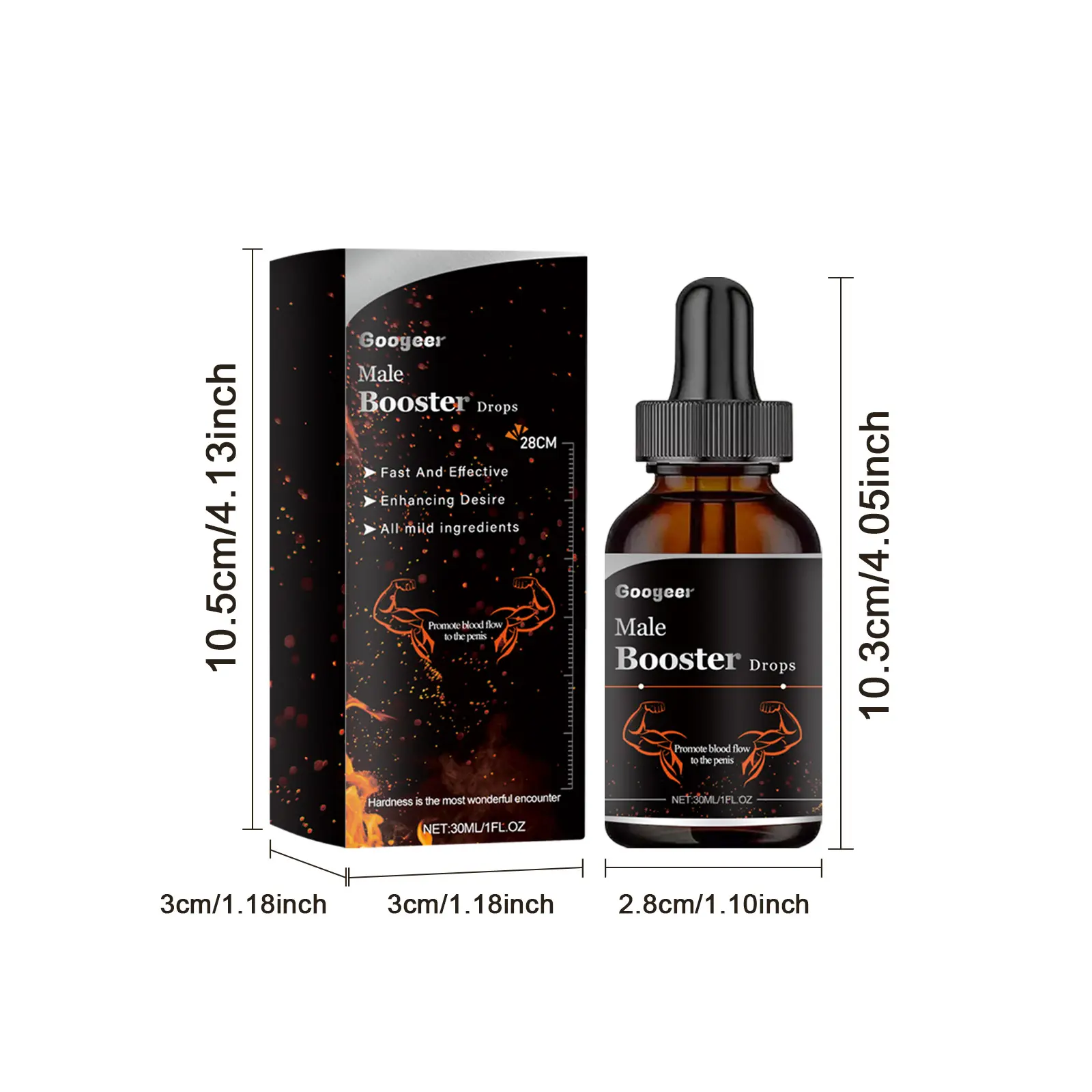 Male Enhancement and Vitality Supplement for Daily Performance - Googeer 7 googeer male enhancement lasting supplement GOB10 A002 30 BK1 2106
