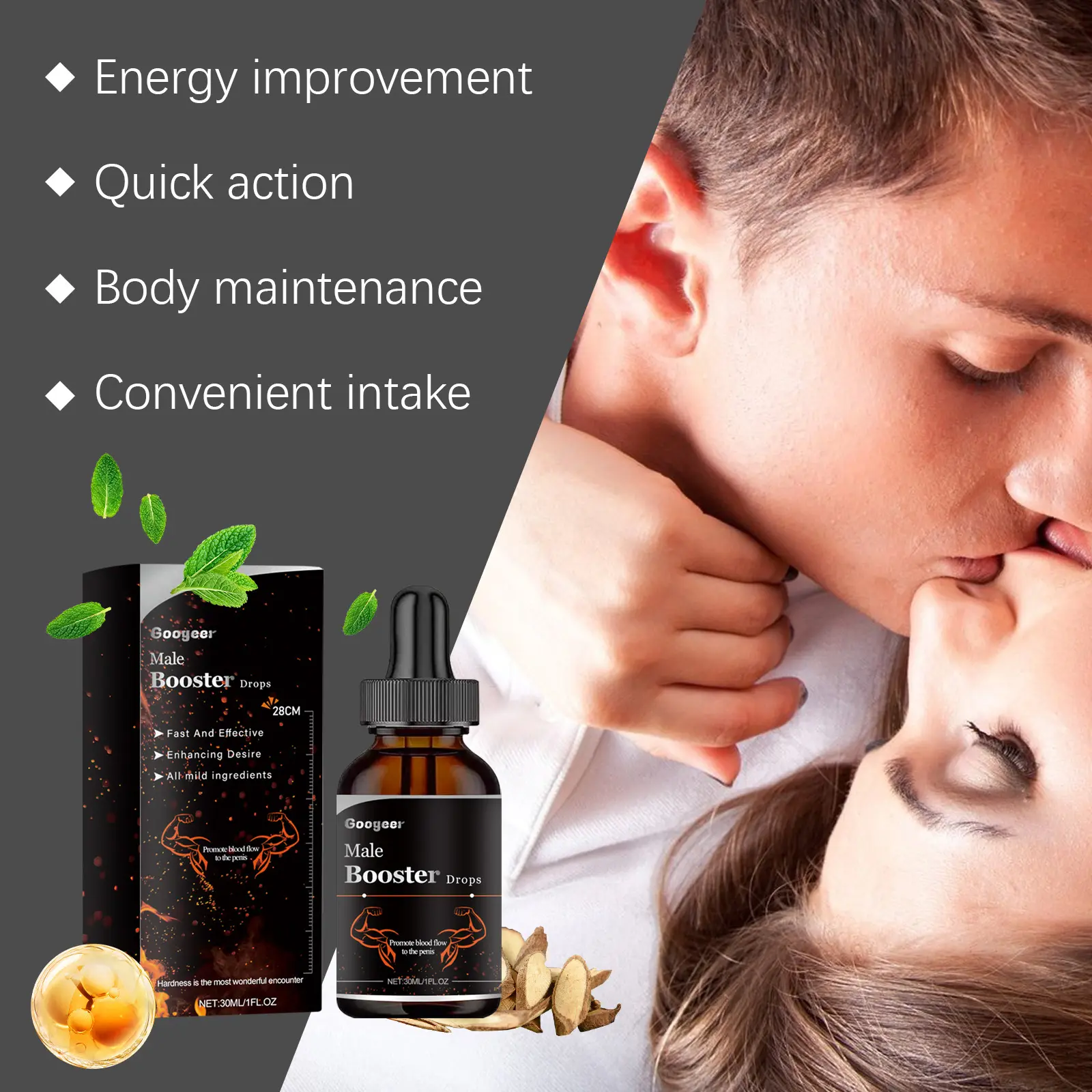 Male Enhancement and Vitality Supplement for Daily Performance - Googeer 12 googeer male enhancement lasting supplement GOB10 A002 30 BK1 2111