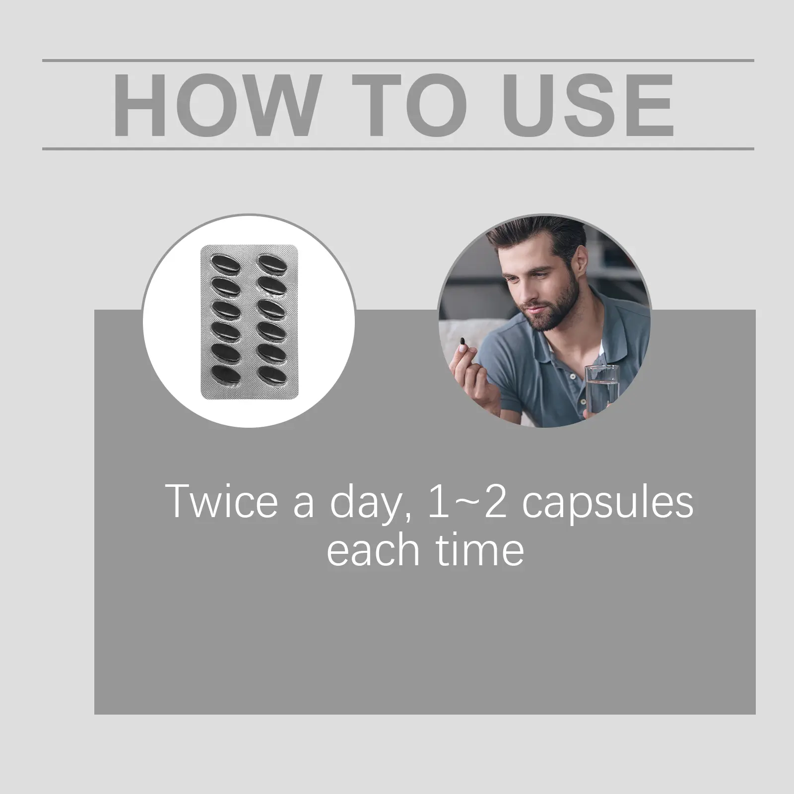 Men's Wellness Softgel Supplement for Vitality - Googer 10 googeer men's enhancement softgel GO I02 0210 01 324