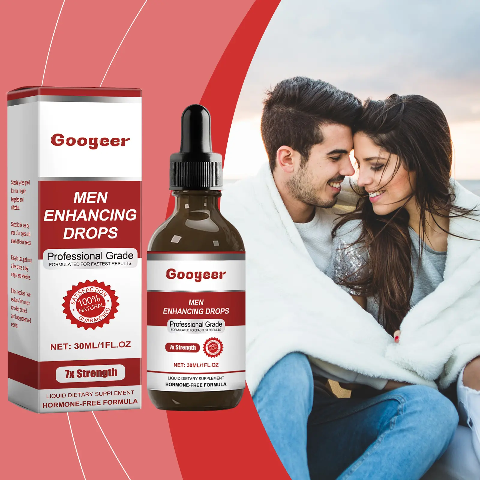 Men's Herbal Supplement Drops for Natural Wellness | Googeer 8 googeer men enhancing drops GO I02 0161 01 199