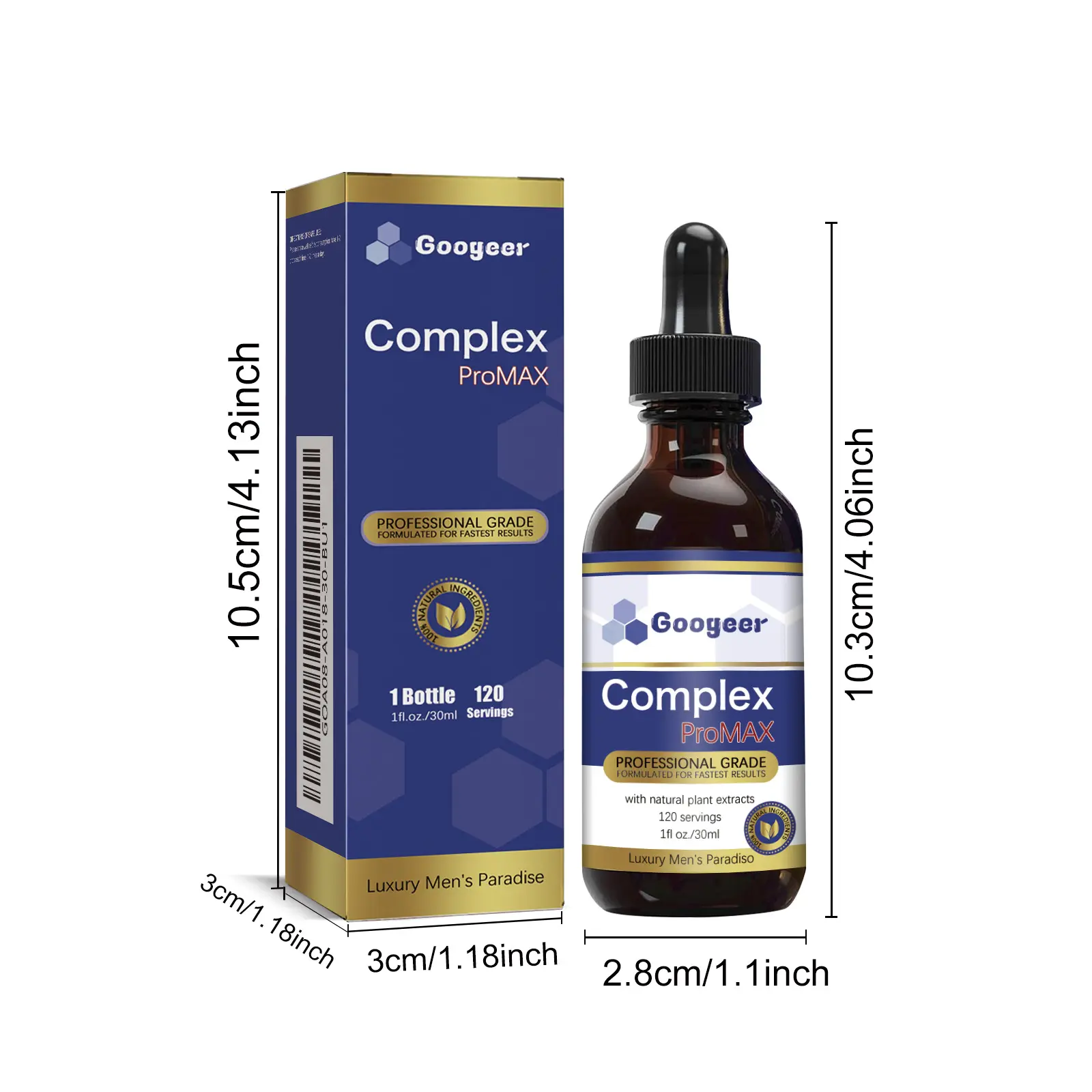 Men's Supplement Drops with Damiana & Epimedium - Googeer 7 googeer men positive supplement drops GOA08 A018 30 BU1 718