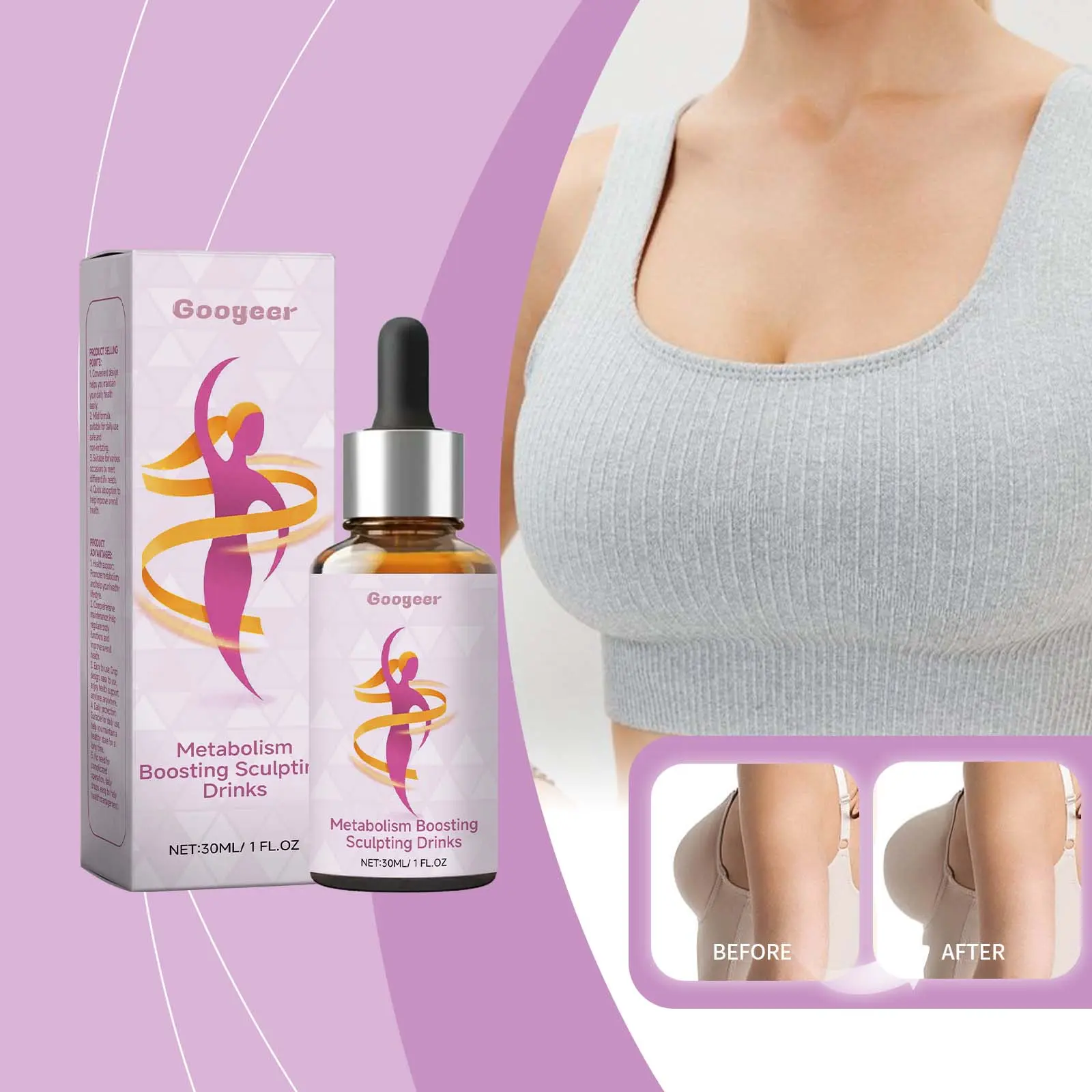 Metabolism Health Drops for Metabolic Support - Googeer 8 googeer metabolism health drops sculpture GO B07 0077 01 856