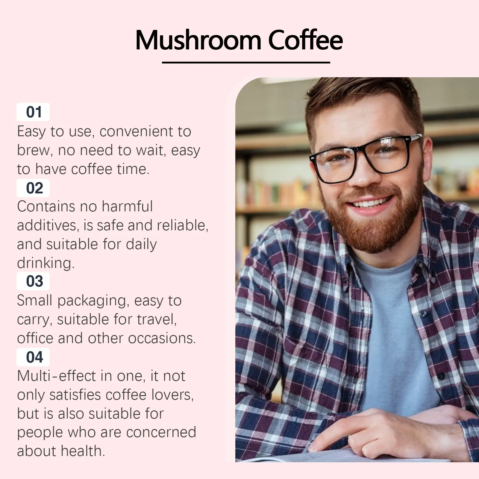 Mushroom Coffee Mix with Low Sugar Xylitol - Googeer 14 googeer mushroom coffee body treatment GO I03 0005 01 1133