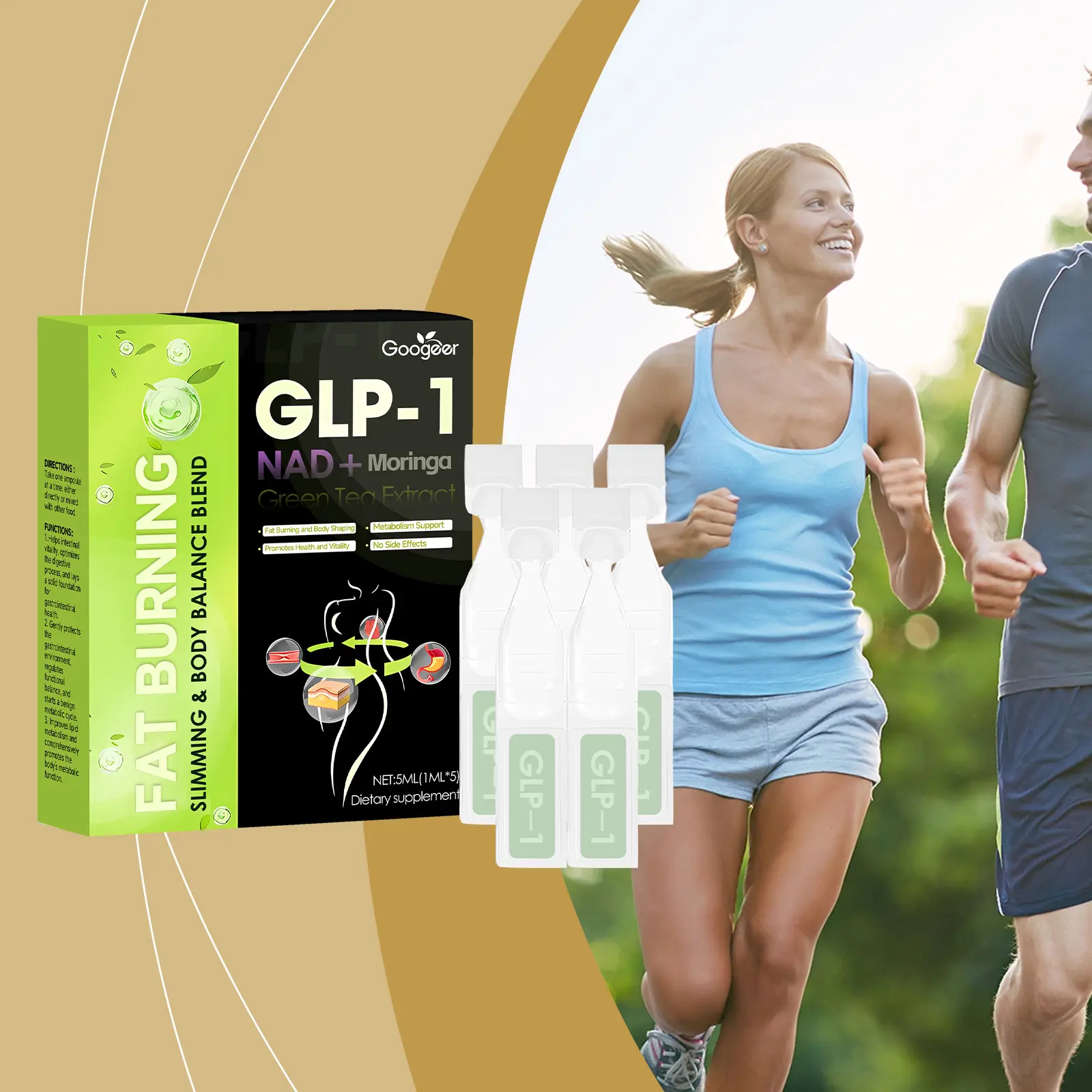 Natural Weight Management Capsules for Metabolism Support 8 googeer natural fat reducing drops GO I03 0038 01 5541