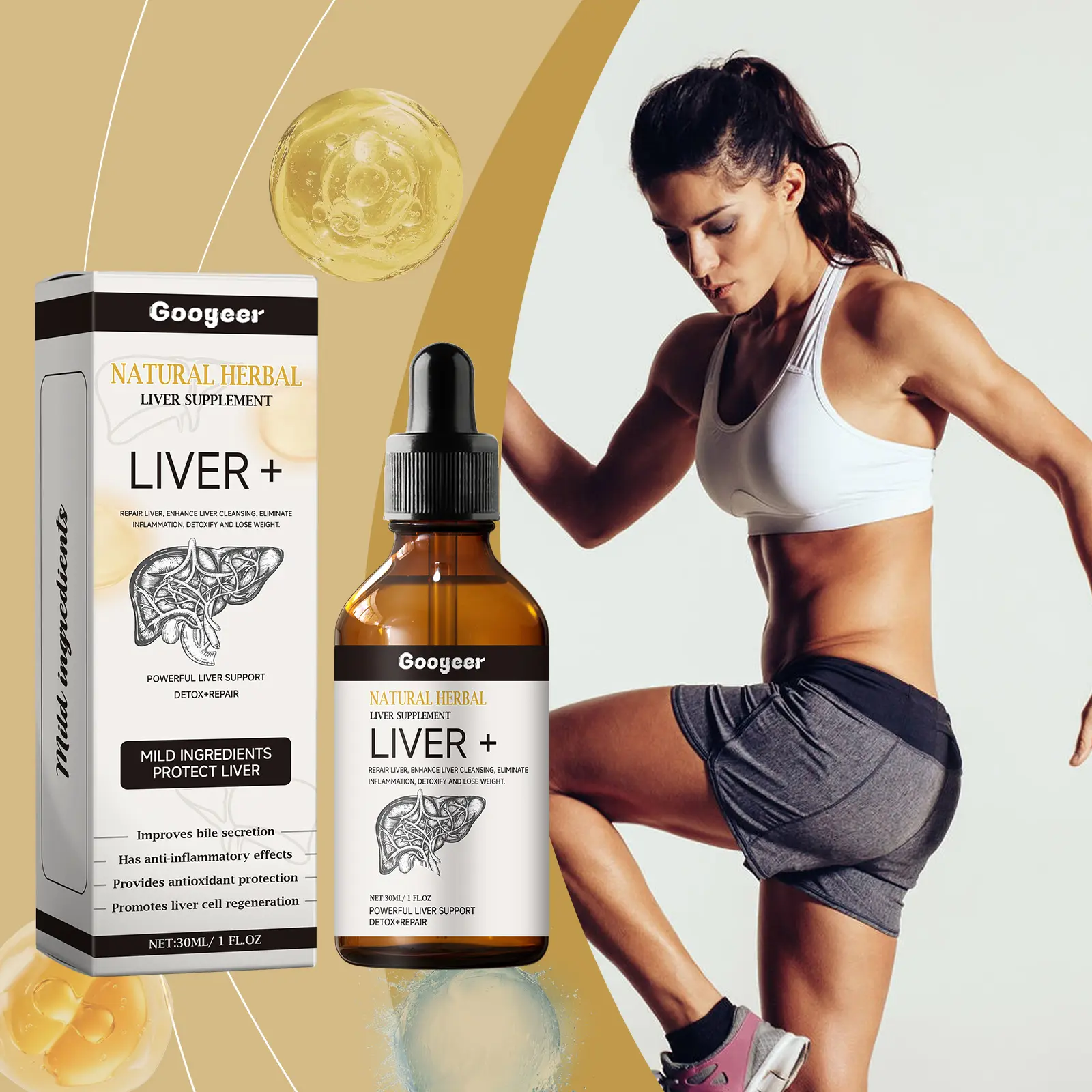 Googeer Natural Herbal Liver Supplement for Liver Health 8 googeer natural herbal liver supplement GO I02 0183 01 4266