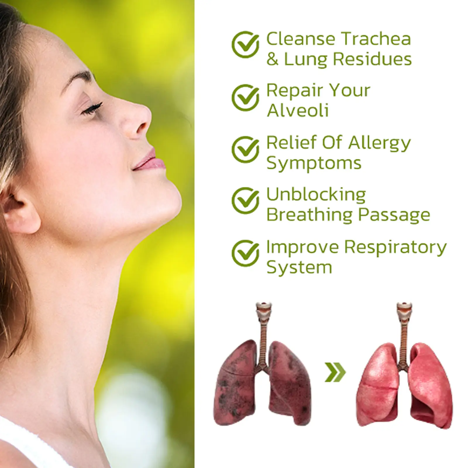 Herbal Respiratory Support Spray for Throat Relief by Googeer 11 googeer natural herbal spray cough throat breathing GOH02 A051 30 GN1 1595