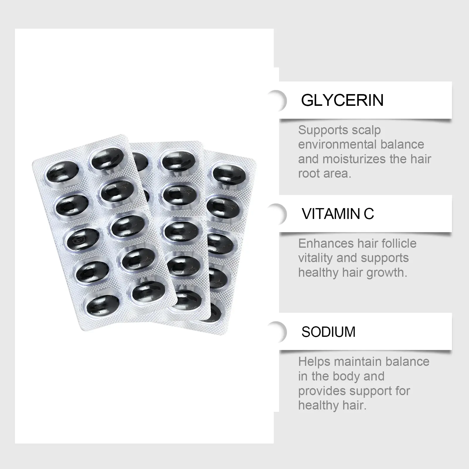 Scalp Growth Supplement Capsules for Hair Health & Strength 12 googeer nourishing scalp growth capsule GO I02 0213 01 4747