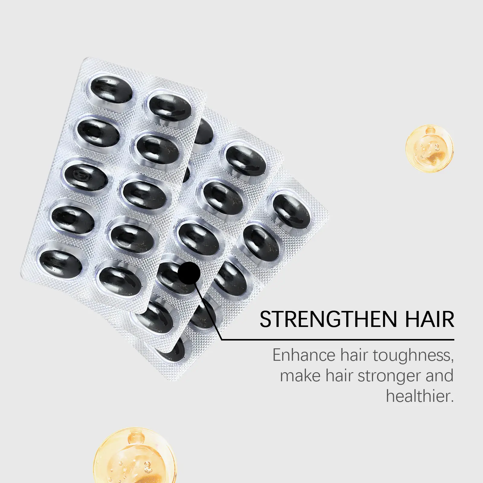 Scalp Growth Supplement Capsules for Hair Health & Strength 14 googeer nourishing scalp growth capsule GO I02 0213 01 4748