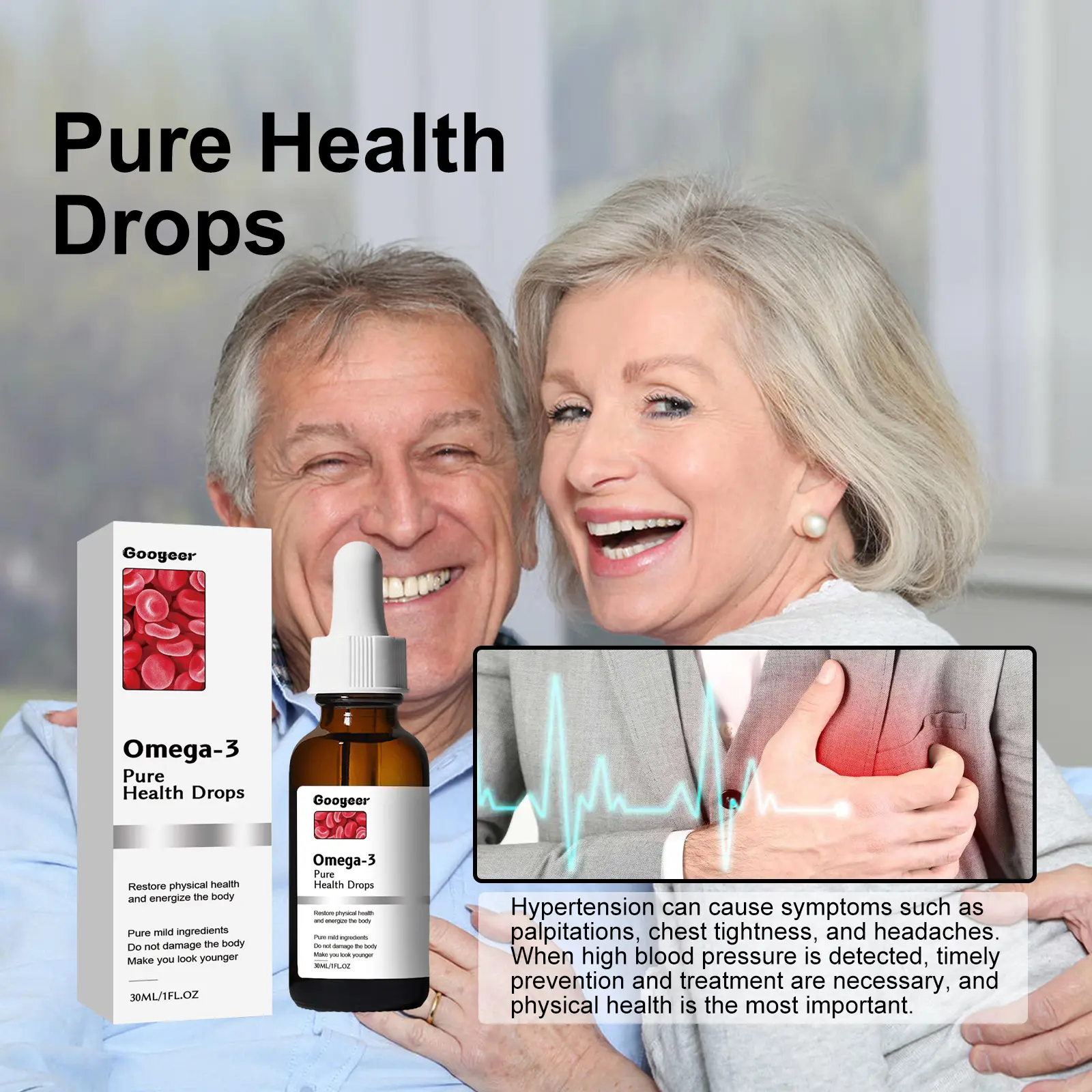 Omega-3 Pure Health Drops with Turmeric & Eucommia Ulmoides - Googeer 14 googeer omega 3 pure health drops GOI02 A003 30 WH1 1687