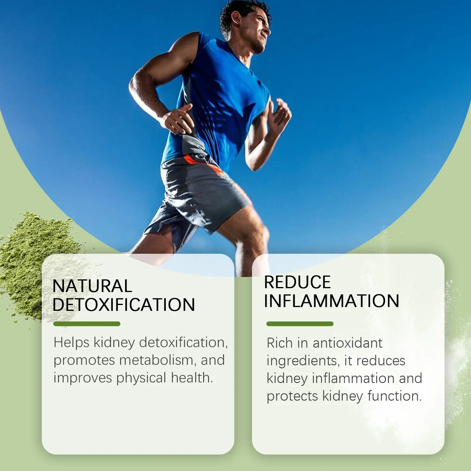 Organic Barley Grass Powder with Wheatgrass for Wellness | Googeer 14 googeer organic barley grass powder GOB07 A049 113 GN1 2855
