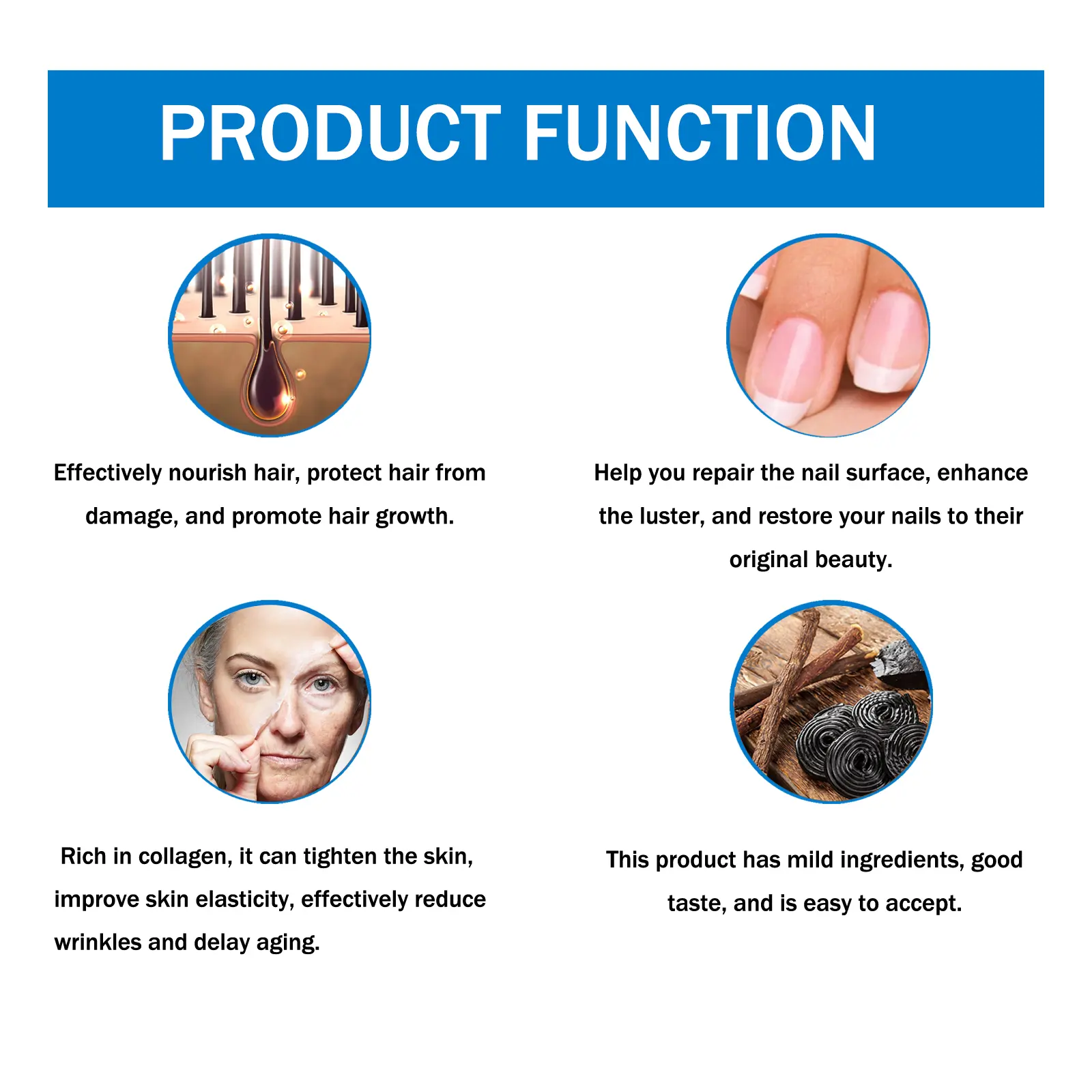 Biotin and Collagen Supplement for Hair, Skin, and Nails by Googeer 11 googeer premium dietary supplement skin hair GOI02 A017 30 BK1 1862