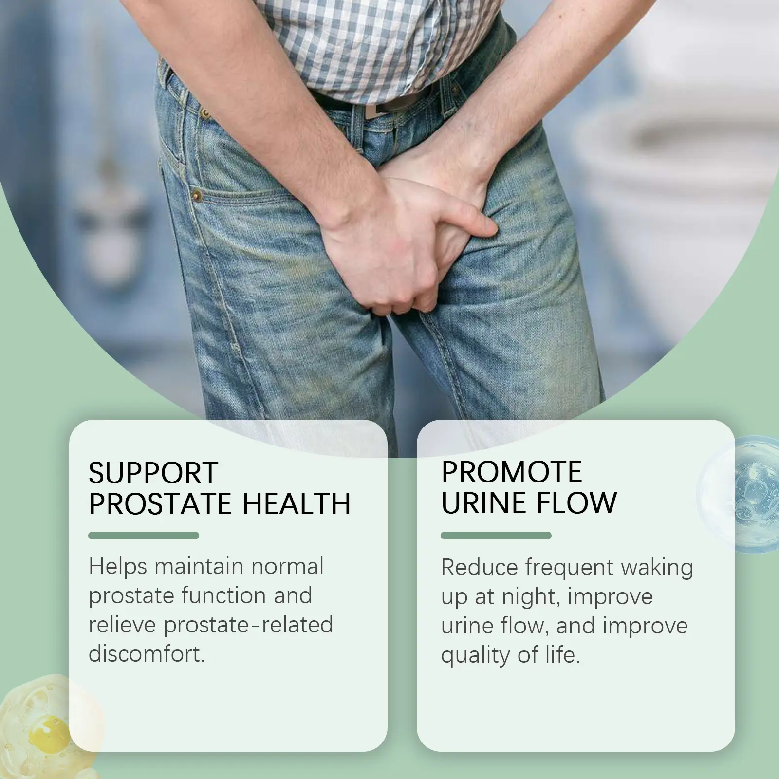 Prostate Health Supplement with Mint Leaf Extract - Googeer 12 googeer prostate supplement body GOB11 A002 60 BK1 2661