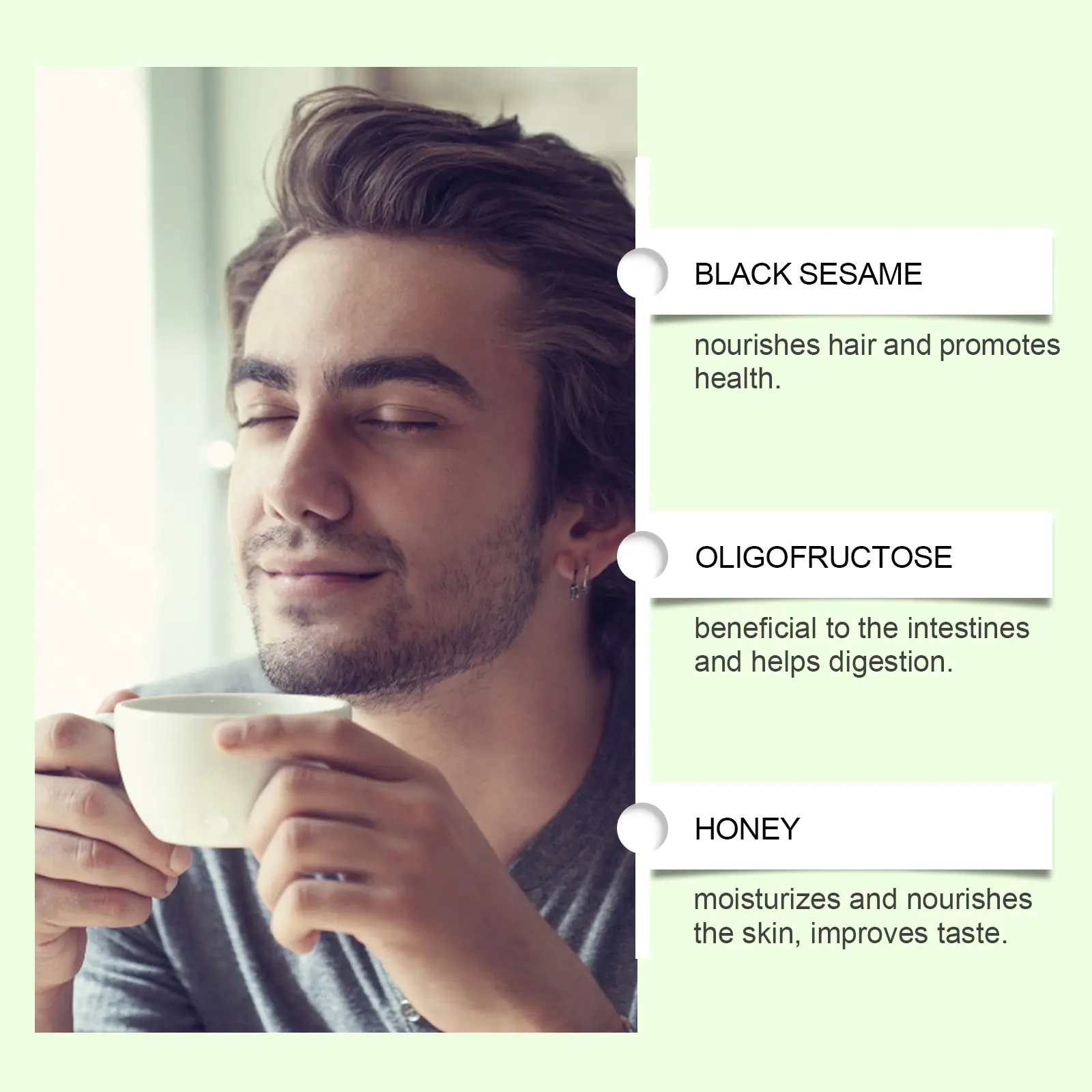 Pure Black Sesame Capsules for Hair Health and Thickness 11 googeer pure black sesame pill ingestion GO I02 0220 01 5032