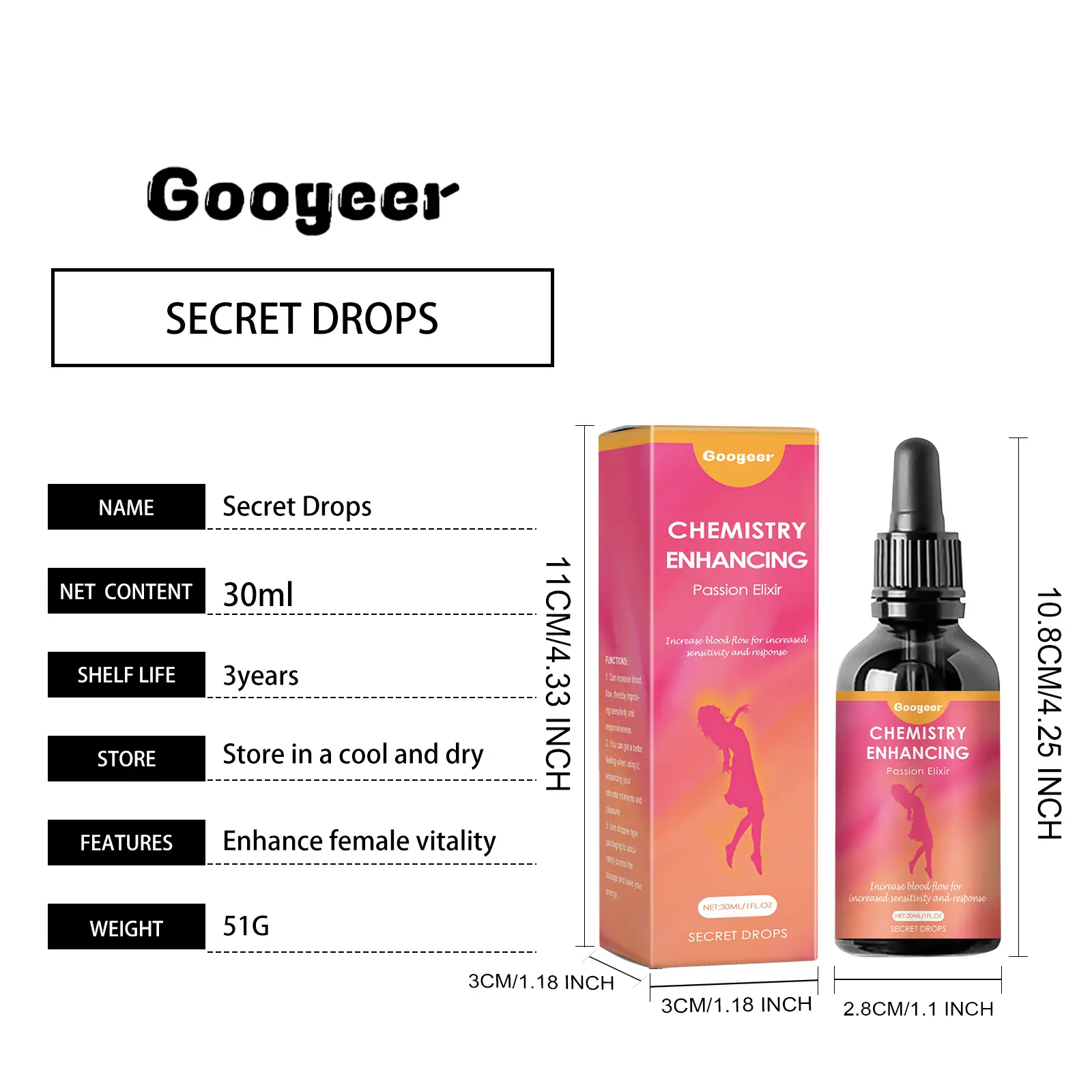 Body Treatment Drops for Herbal Wellness Secret Drops Googler 7 googeer secret drops body treatment GO B07 0070 01 366