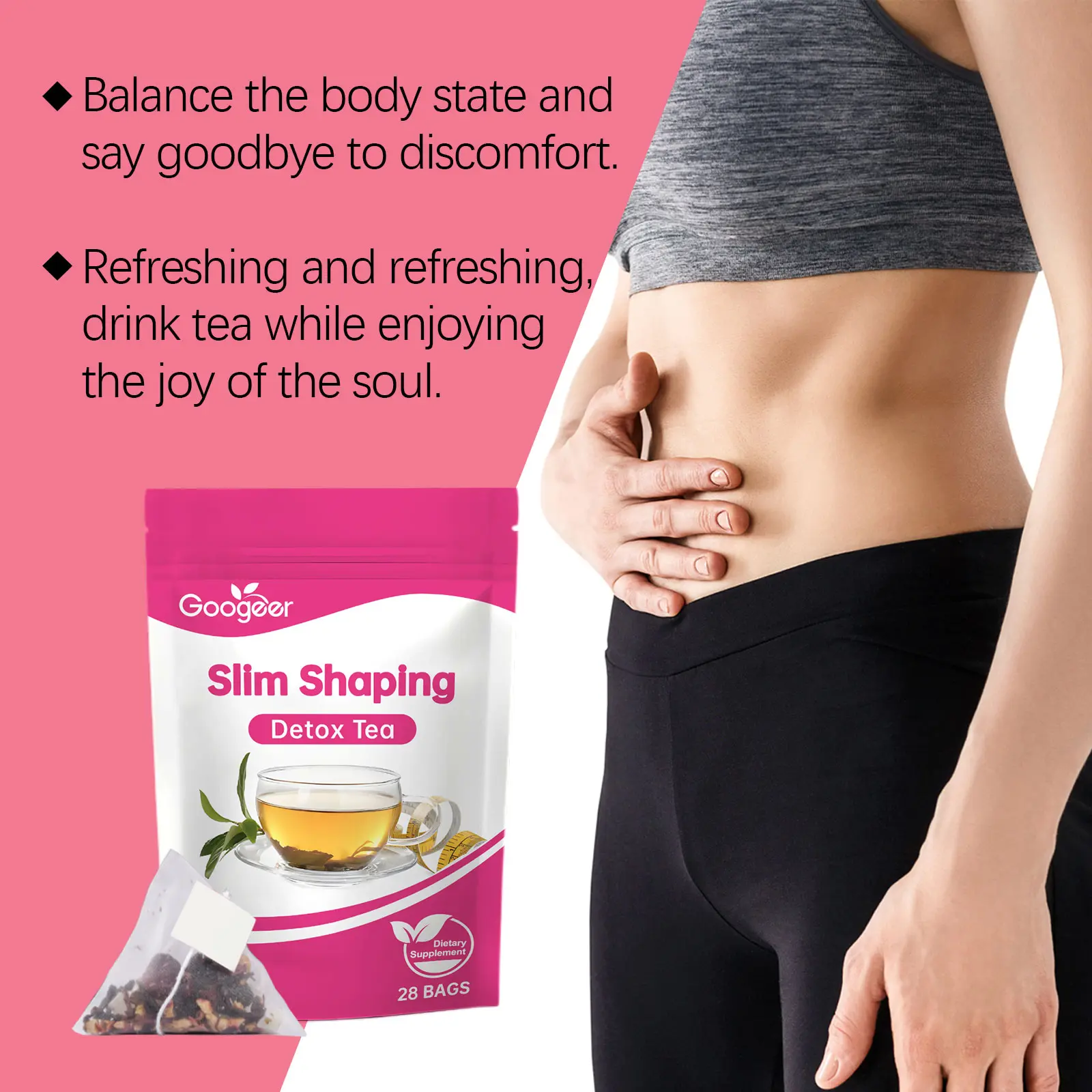 White Peach Oolong Herbal Tea - Refreshing Aromatic Blend 11 googeer slim shaping detox tea GO B08 0006 01 5179