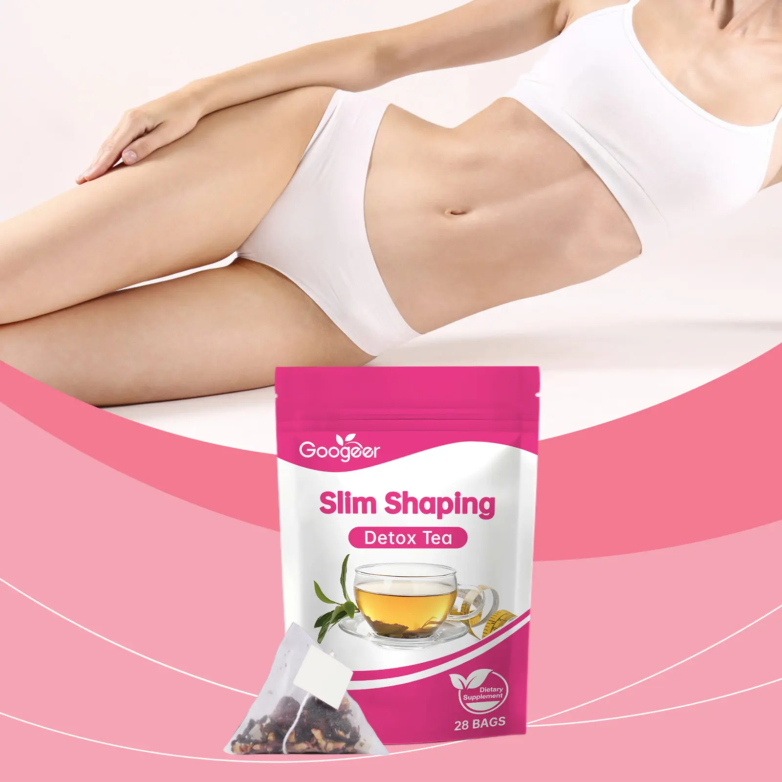 White Peach Oolong Herbal Tea - Refreshing Aromatic Blend 8 googeer slim shaping detox tea GO B08 0006 01 5184