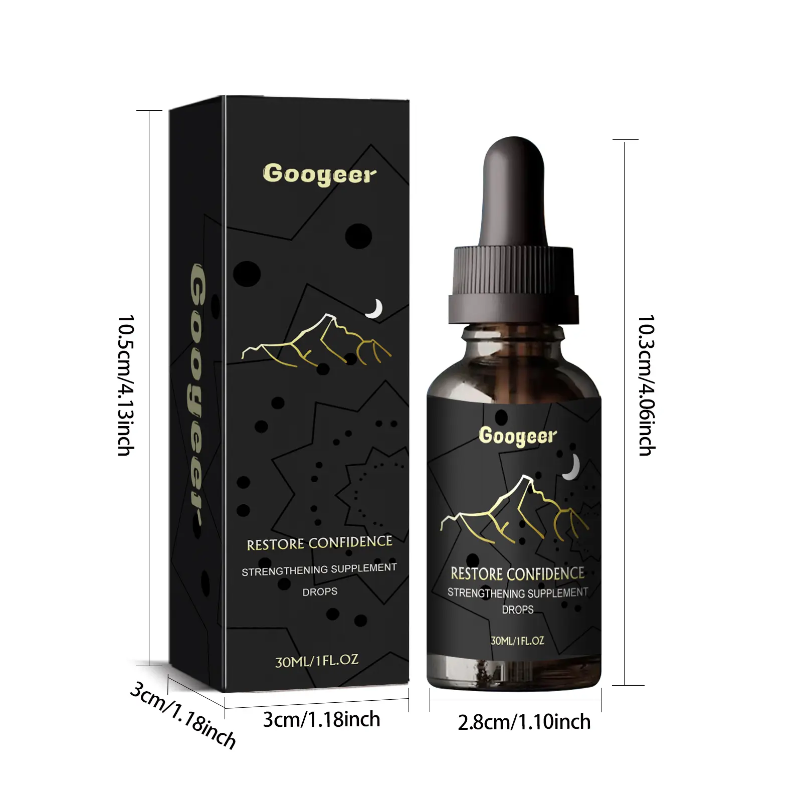 Strengthening Supplement Drops for Vitality and Fatigue Relief | Googeer 7 googeer strengthening supplement drops male GOH02 A047 30 BK1 1546