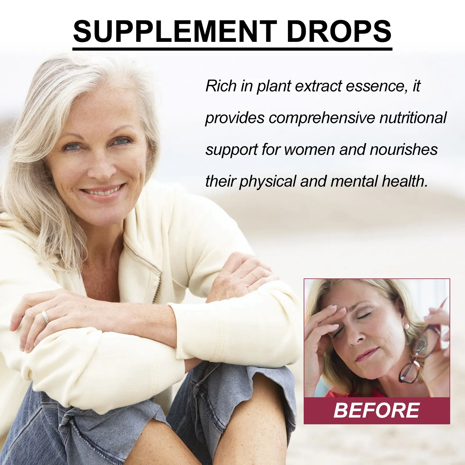 Women's Wellness Supplement Drops with Lavender & Raspberry - Googeer 15 googeer supplement drops women discomfort GOH02 A046 30 RD1 1539