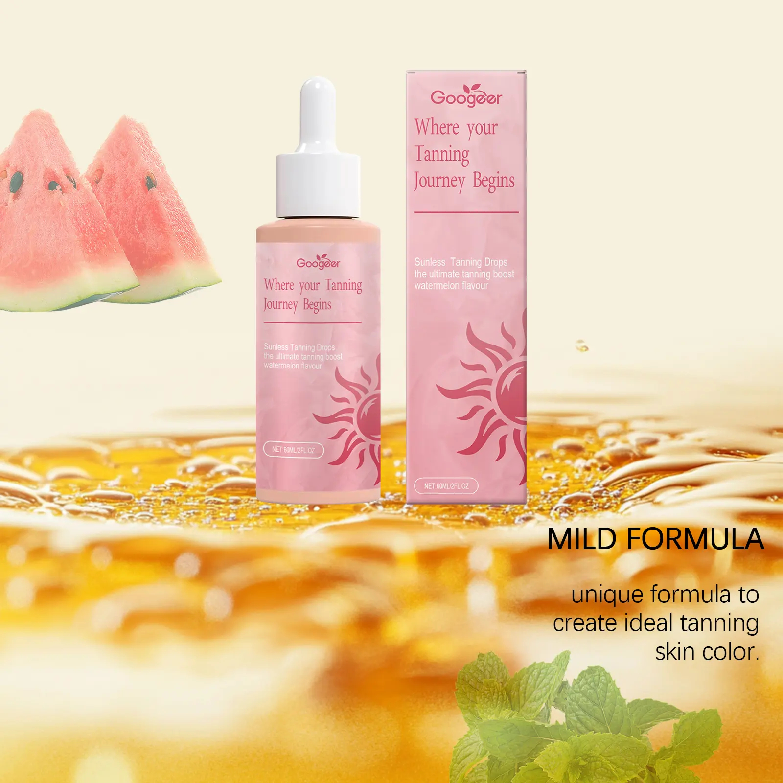 Googeer Tanning Drops for Body Treatment for Natural Skin Glow 15 googeer tanning drops body treatment GO I03 0030 01 303