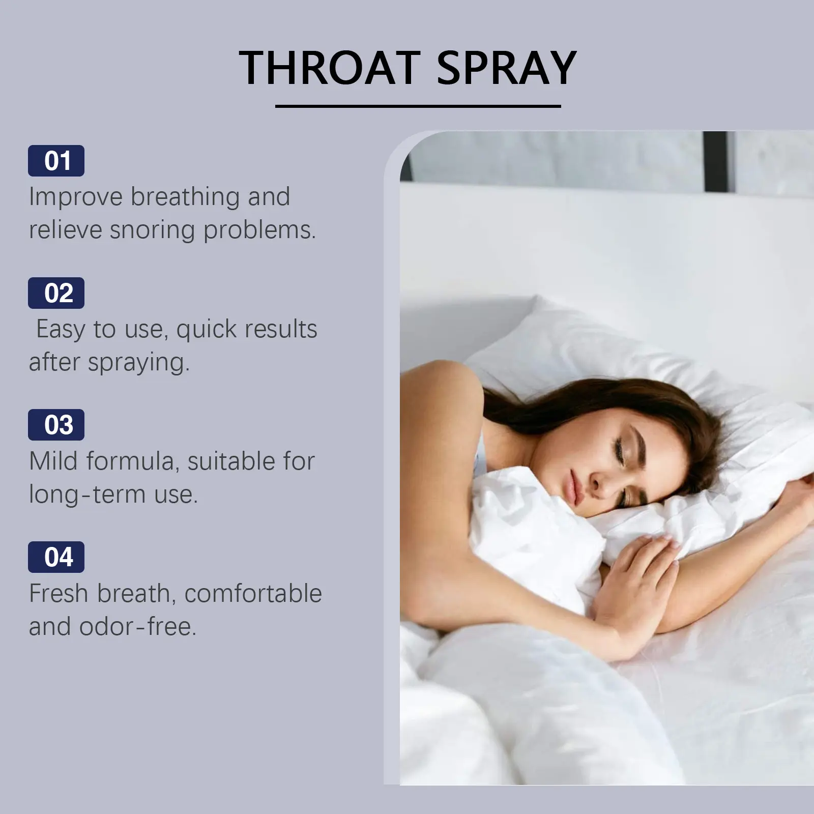 Herbal Throat Spray for Snoring Relief - Fast-Acting Formula 14 googeer throat spray body GO B03 0004 01 4218