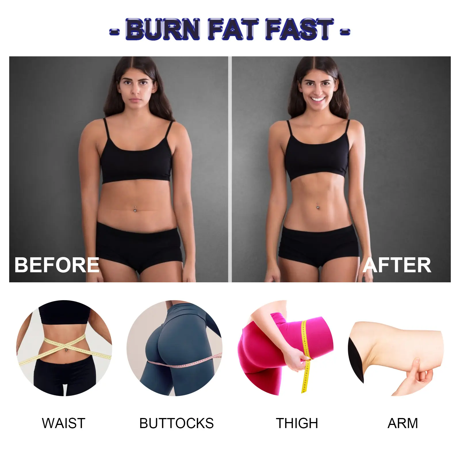 Body Toning and Firming Oral Drops for Metabolism Support - Googeer 13 googeer toning drops firming love handles GOI02 A007 30 MX1 1730