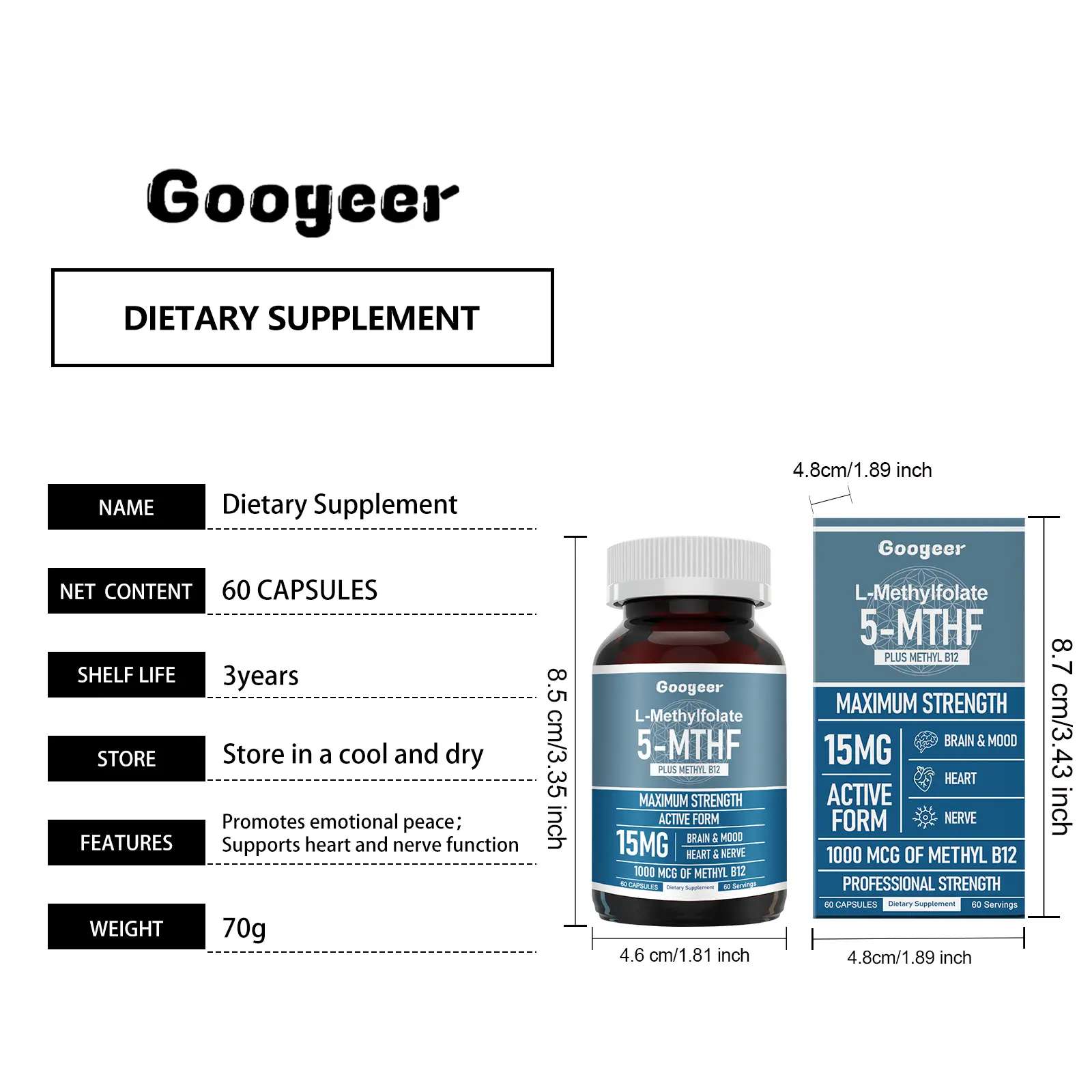 Vitamin C and Gelatin Supplement for Daily Wellness - Googeer 7 googeer vitamin supplement capsules GO I02 0173 02 579
