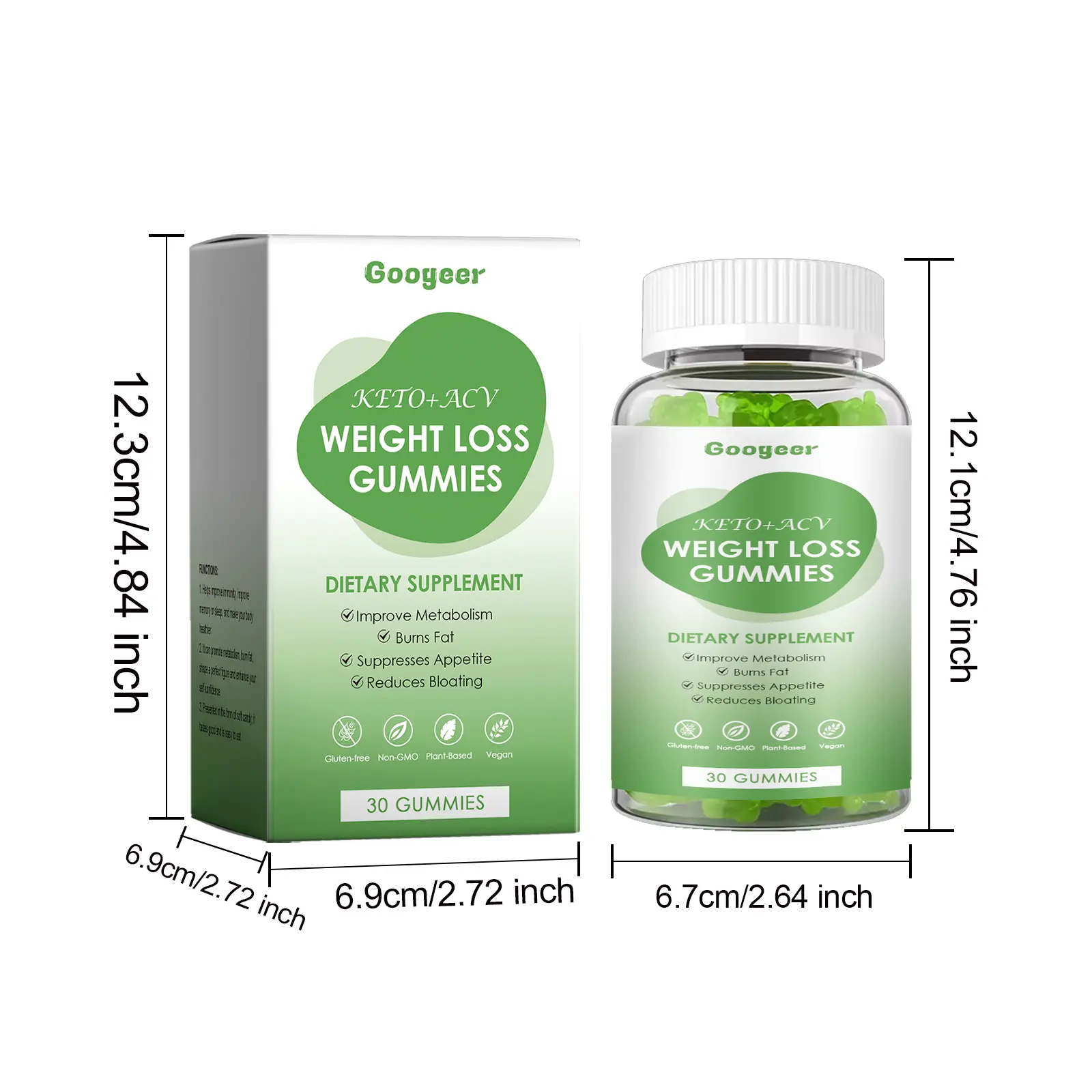 Apple Energy Gummies for Daily Vitality Support - Googeer 7 googeer weight loss gummies GO B07 0067 01 817