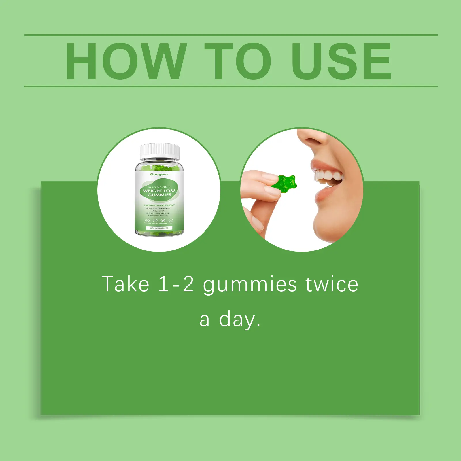 Apple Energy Gummies for Daily Vitality Support - Googeer 10 googeer weight loss gummies GO B07 0067 01 820