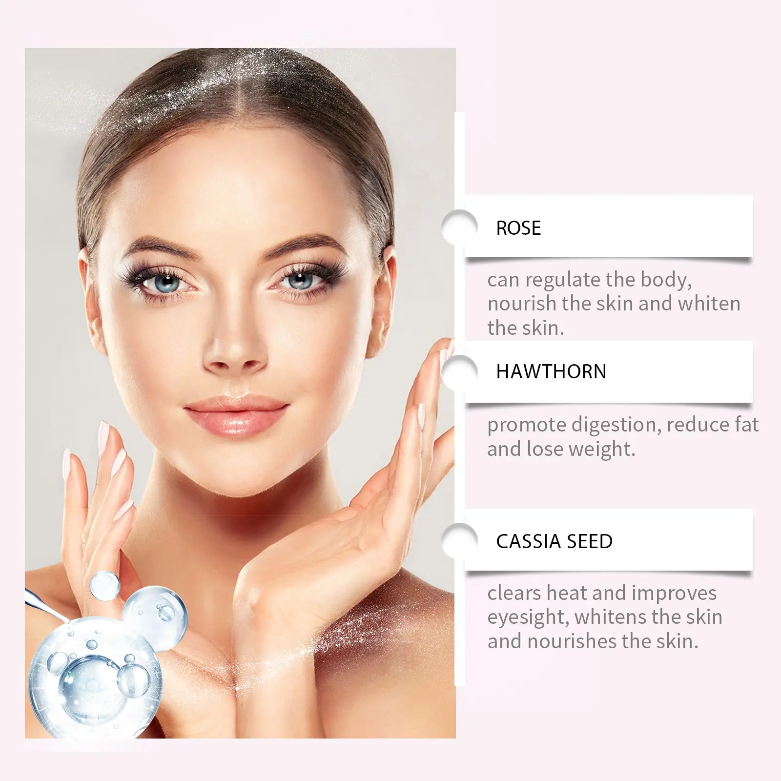 Brightening Collagen Tea for Skin Radiance with Green Tea & Tuckahoe - Googeer 13 googeer whitening collagen tea GO B06 0002 01 955