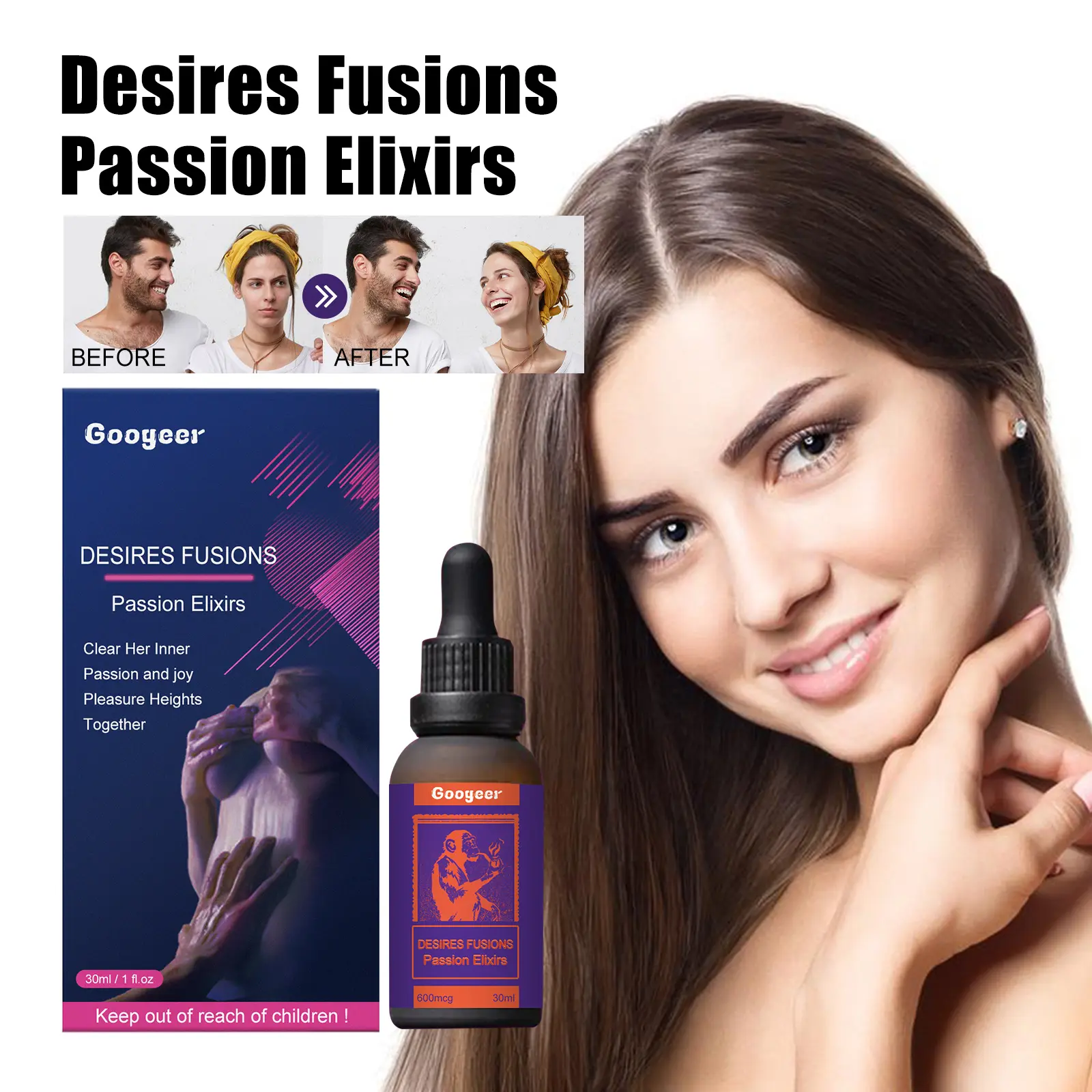 Women's Secret Herbal Drops - Natural Wellness Supplement 8 googeer women secret drops vitality GOH02 A019 30 VT1 4283