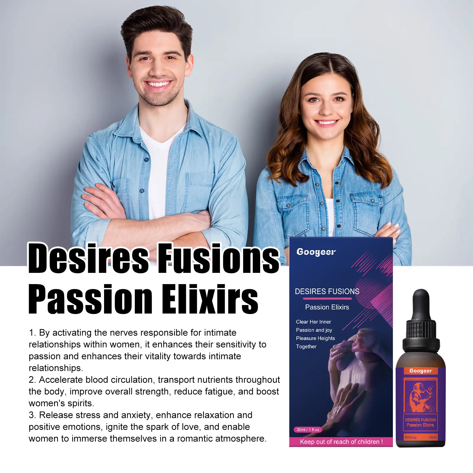 Women's Secret Herbal Drops - Natural Wellness Supplement 14 googeer women secret drops vitality GOH02 A019 30 VT1 4290