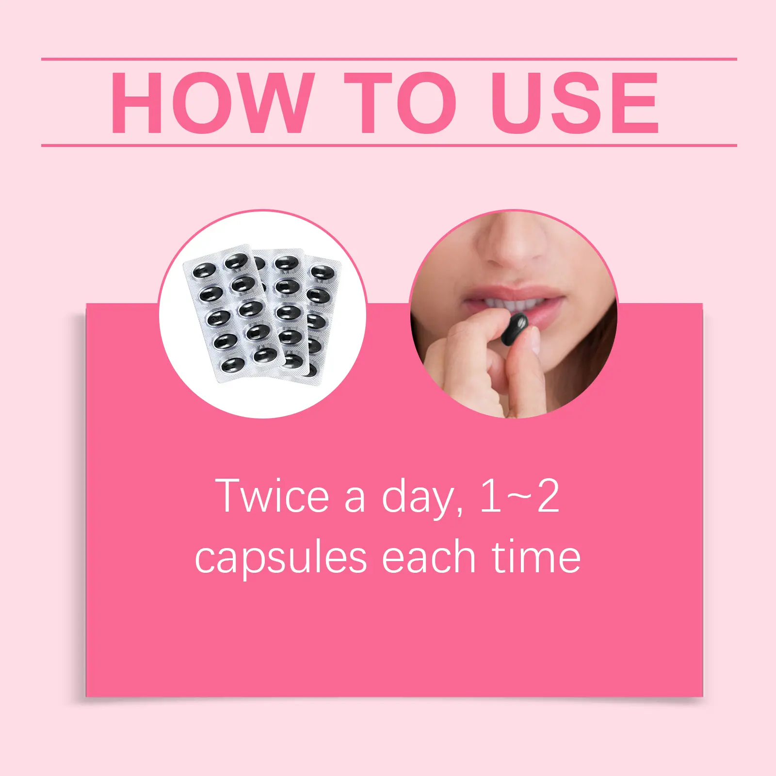 Women's Vaginal Health Supplement Capsules with Vitamin C 10 googeer women vaginal health capsule GO I02 0218 01 4768