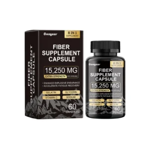 Fiber Supplement Capsules All-In-One Daily Support by Googeer