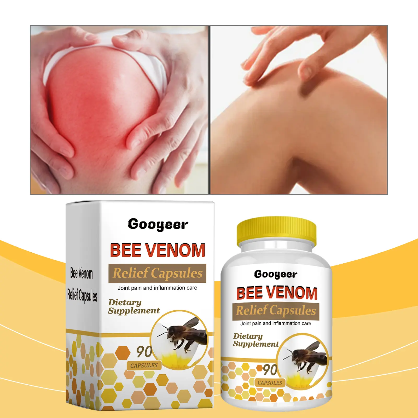 Arthritis Pain Relief Capsules for Joint Care with Bee Venom Googeer 2 Arthritis Pain Relief Capsules for Joint Care with Bee Venom Googeer - Image 2