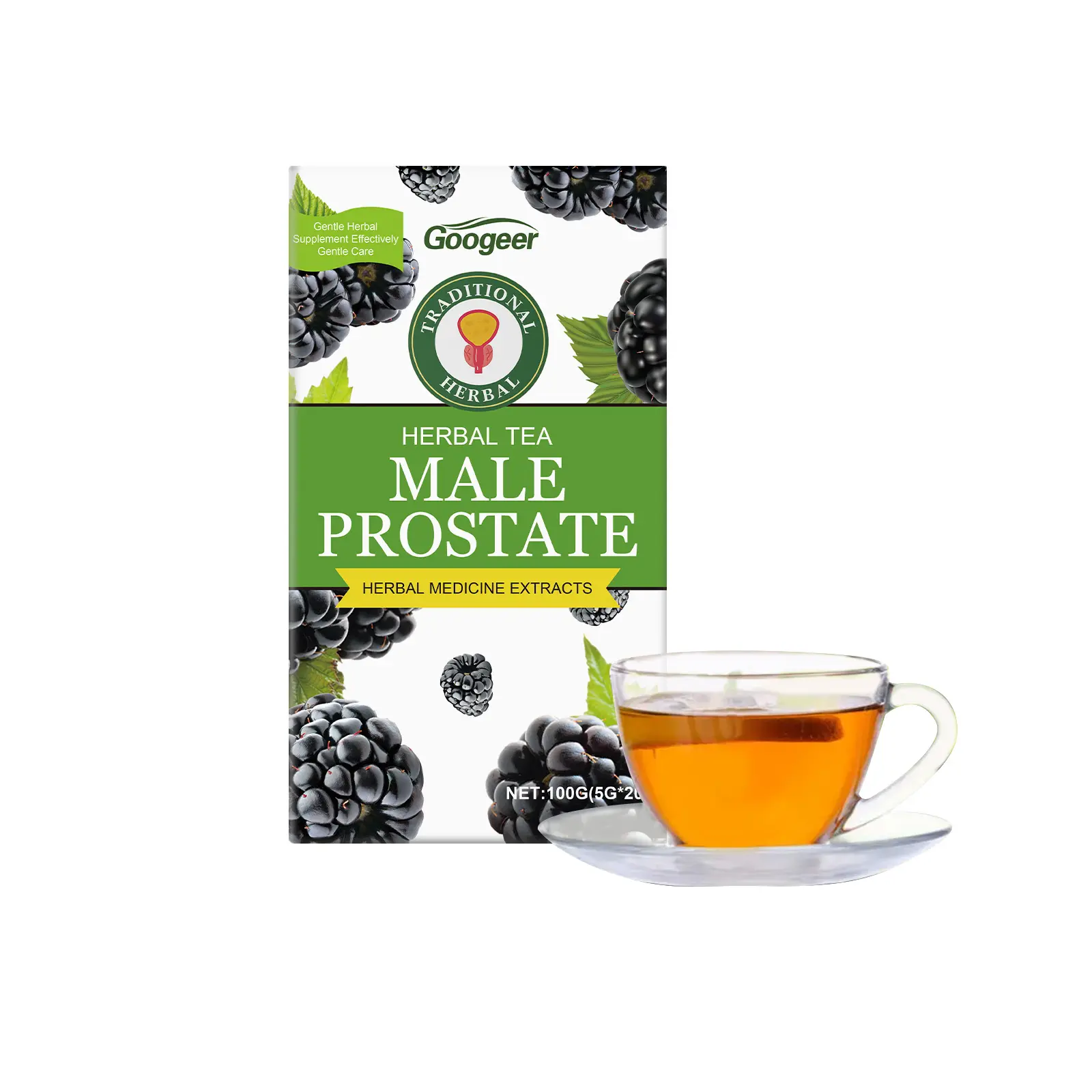 Prostate Health Herbal Tea for Men with Ginseng & Chrysanthemum - Googeer 1 Prostate Health Herbal Tea for Men with Ginseng & Chrysanthemum - Googeer